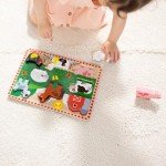 Melissa & Doug Farm Wooden Chunky Puzzle (8 pcs) - FSC Certified