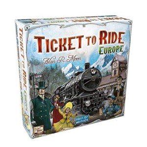 Ticket to Ride Europe Board Game - Embark on a Railway Adventure Across the Continent! Fun Family Strategy Game for Kids & Adults, Ages 8+, 2-5 Players, 30-60 Min Playtime, Made by Days of Wonder