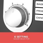 BLACK+DECKER 2-Slice Toaster, T2569B, Extra Wide Slots, 6 Shade Settings, 850 Watts, Crub Tray, Cancel Button