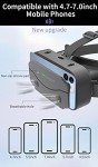 VR Headset Compatible with iPhone & Android Phone Within 4.7-7.2inch Display Screen- Universal Virtual Reality Goggles- Soft & Comfortable New 3D Glasses (G13-Black)