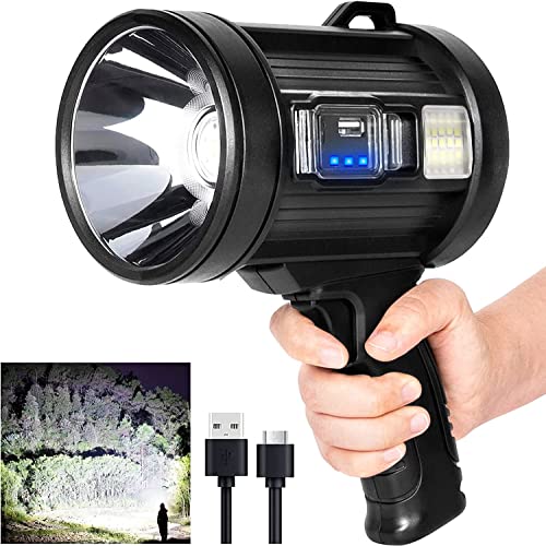 MIXILIN 150000 Lumens Rechargeable Hunting Spotlight