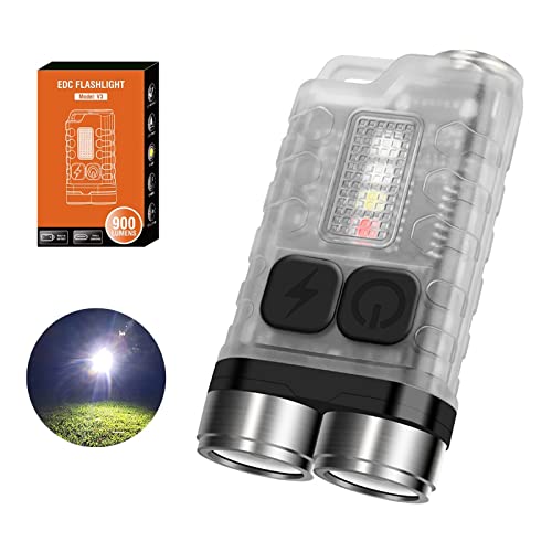 Pocket-size USB Rechargeable LED Flashlight - 900 Lumens
