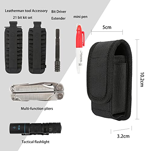Multitool Belt Organizer with Pouch