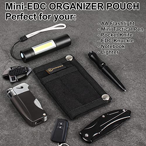 Black EDC Organizer for Pocket Carry
