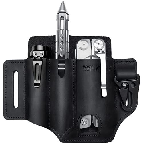 Leather EDC Holster for Flashlights & Multitools