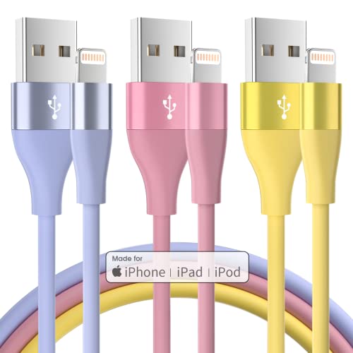Colorful SwaggWood iPhone Charger 3-Pack