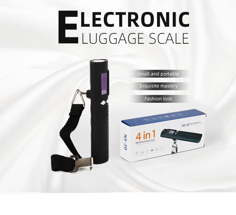 Rechargeable Luggage Scale with Charger & Light