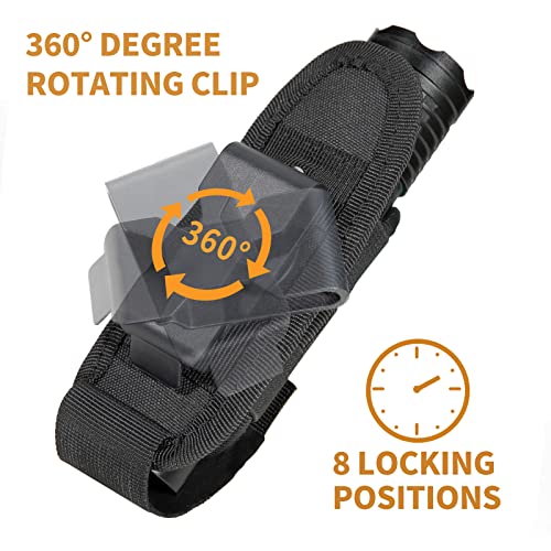 360° Rotatable EDC Flashlight Holster (2-Pack)