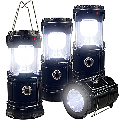 XTAUTO Portable Camping Lanterns 4-Pack
