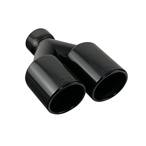 Black Dual Exhaust Tips for BMW 3 & 2 Series