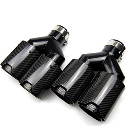 Dual Carbon Fiber Exhaust Tips for BMW Series