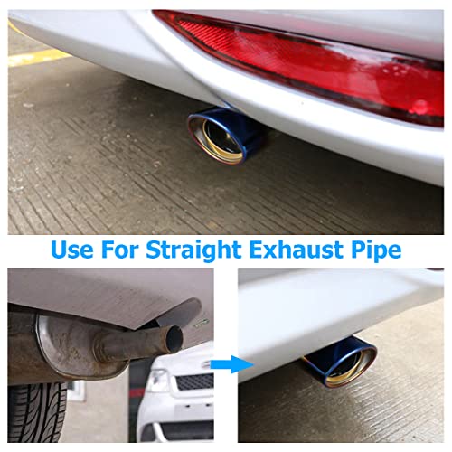 Universal 2.5"-3.3" Stainless Steel Car Exhaust Tip