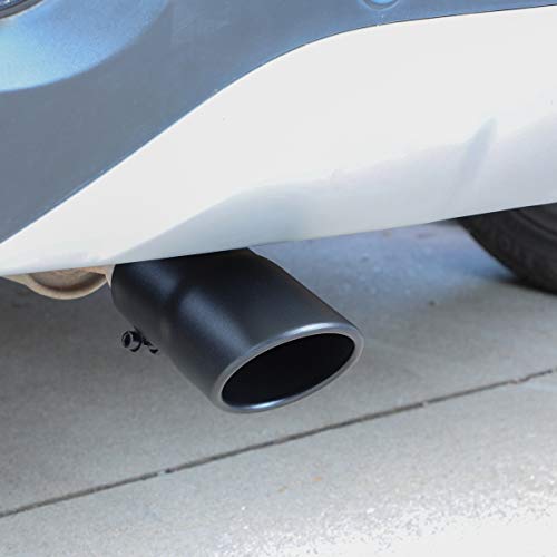 Black Stainless Steel 3.5" Exhaust Tip - Bolt-On