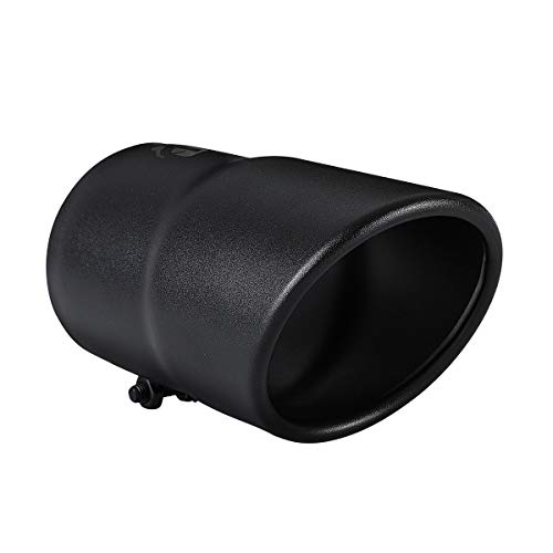 Black Stainless Steel 3.5" Exhaust Tip - Bolt-On