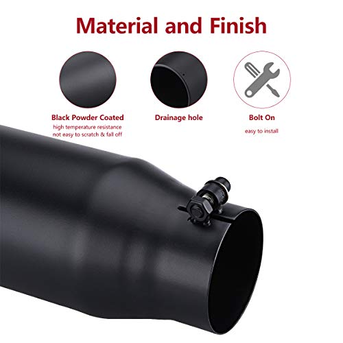 LCGP Stainless Steel Bolt-On Exhaust Tip 3.5" Inlet