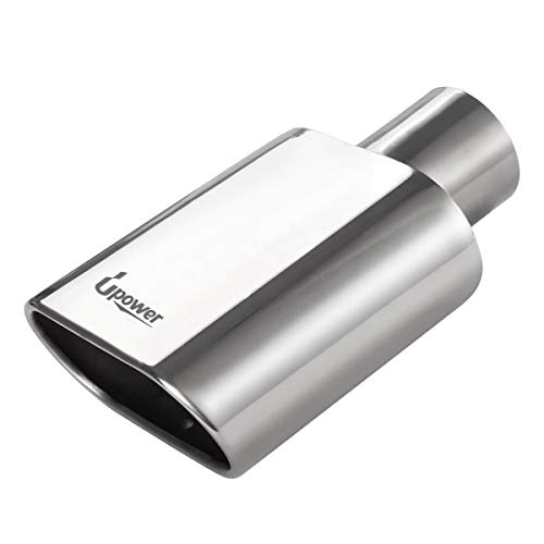 Upower Chrome Square Diesel Exhaust Tip 2.5” Inlet