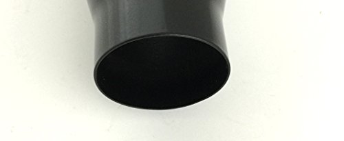 Stainless Steel Black Oval Exhaust Tip - 2.25" Inlet