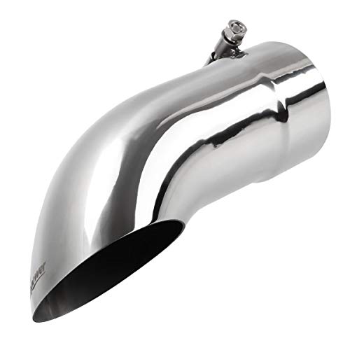 Upower 4" Diesel Exhaust Tip, Stainless Steel
