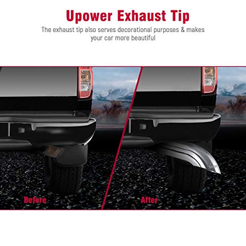 UPower 4" Inlet 5" Outlet Diesel Exhaust Tip