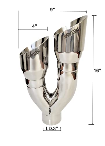 3" to 4" Stainless Steel Exhaust Tip for Trucks