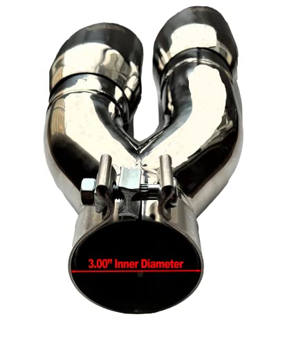 3" to 4" Stainless Steel Exhaust Tip for Trucks