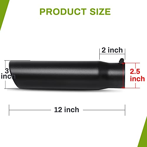 AUTOSAVER88 2.5" Stainless Steel Exhaust Tip