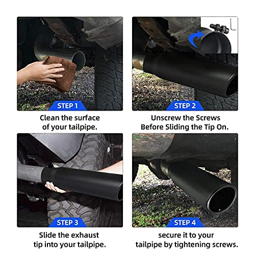 AUTOSAVER88 2.5" Stainless Steel Exhaust Tip