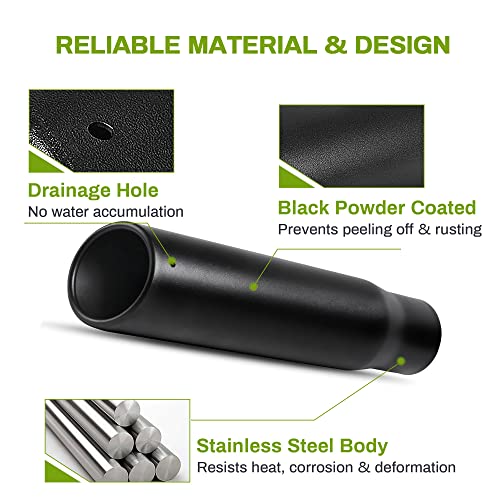 AUTOSAVER88 2.5" Stainless Steel Exhaust Tip