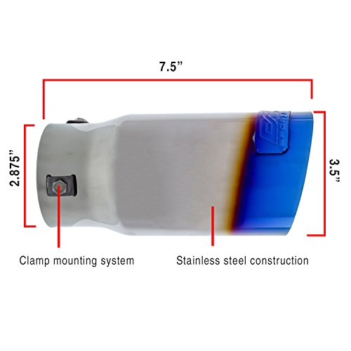 DC Sports Polished Stainless Bolt-On Exhaust Tip