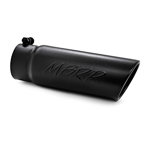 MBRP 10" Black Angled Rolled End Exhaust Tip