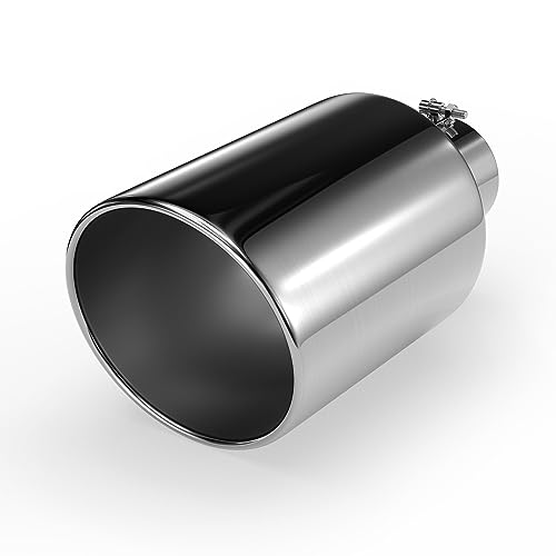 Stainless Steel Exhaust Tip - 5" Inlet, 10" Outlet