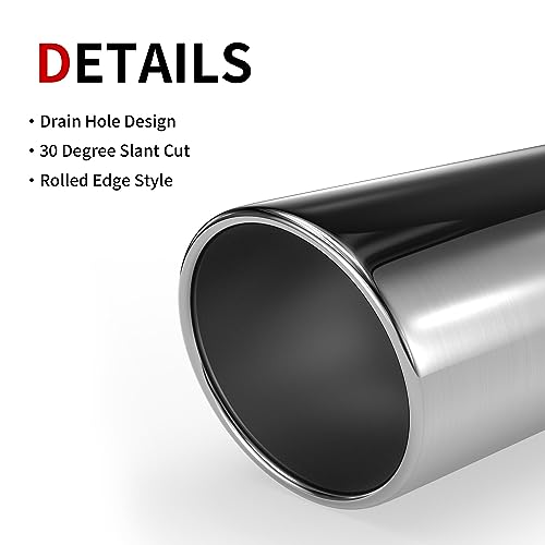 Stainless Steel Exhaust Tip - 5" Inlet, 10" Outlet
