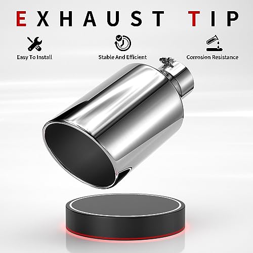 Stainless Steel Exhaust Tip - 5" Inlet, 10" Outlet