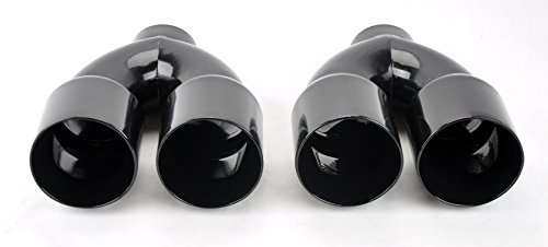 Gloss Black Quad Exhaust Tips for Dodge Challenger