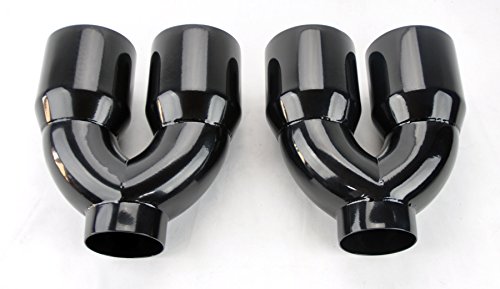 Gloss Black Quad Exhaust Tips for Dodge Challenger