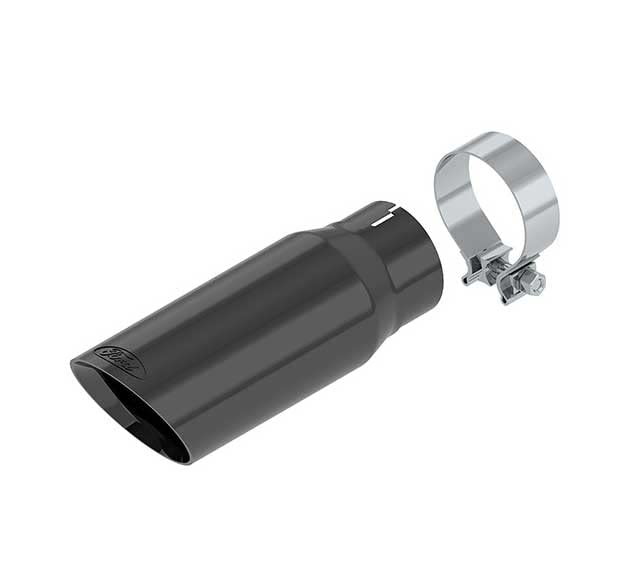 4" Black Clamp-On Exhaust Tip for F-150
