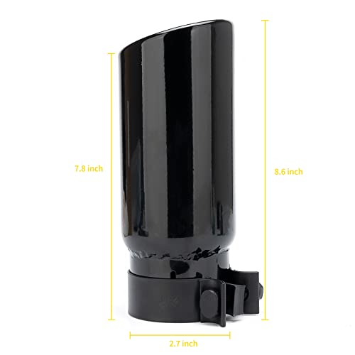 Black Chrome Exhaust Muffler Tip for Toyota Tacoma