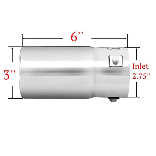 Adjustable Chrome Exhaust Tip for Trucks and Cars