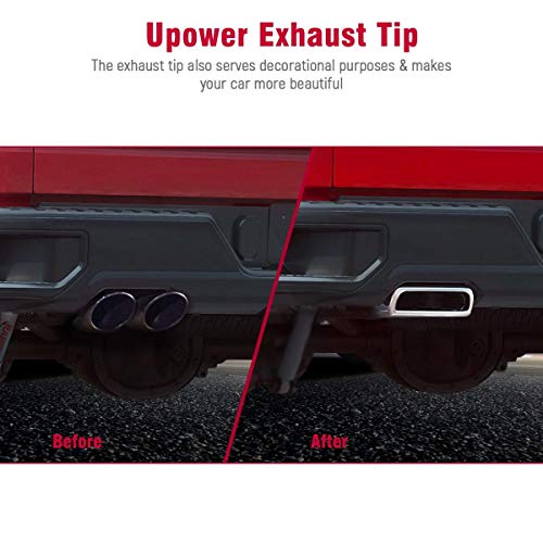 2-Pack Stainless Steel Exhaust Tips for Chevy Camaro