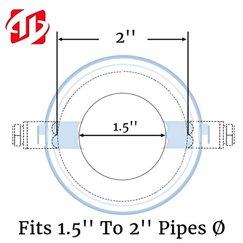 Stainless Steel Exhaust Tip for 1.5-2 Inch Pipes