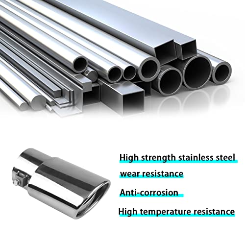 Universal Stainless Steel Exhaust Tip - 5.5" Chrome