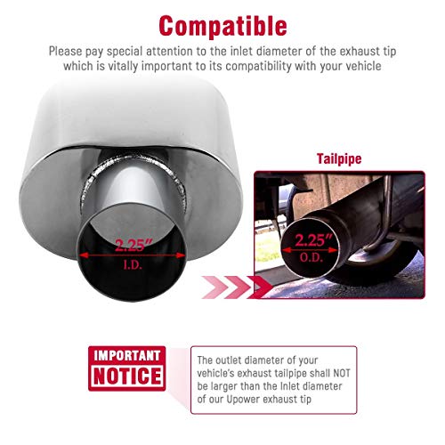 Stainless Steel Weld-On Rectangle Exhaust Tips