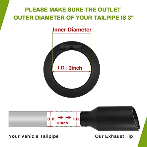 AUTOSAVER88 3" Inlet Performance Exhaust Tip