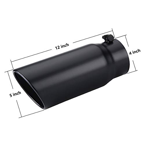 LCGP 4" to 5" Diesel Exhaust Tip - Black
