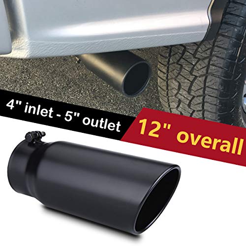 LCGP 4" to 5" Diesel Exhaust Tip - Black