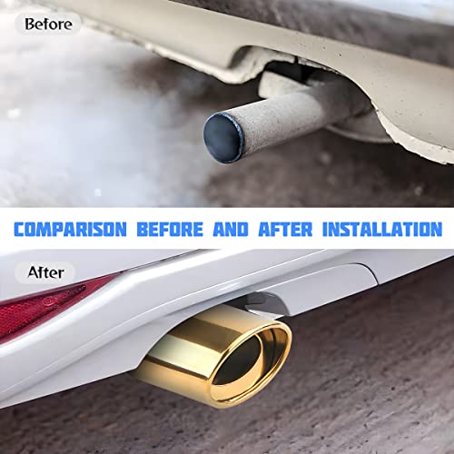 Polished Stainless Steel Exhaust Tips for Cars