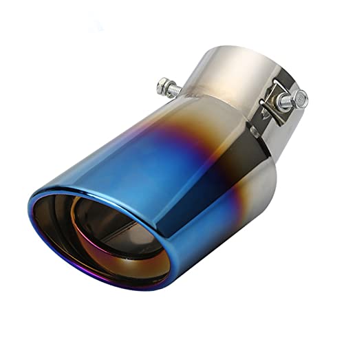 Stainless Steel Blue Burnt Exhaust Muffler Tip