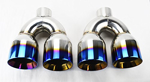 Quad Staggered Burn Style Exhaust Tips for Camaro