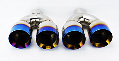 Quad Staggered Burn Style Exhaust Tips for Camaro