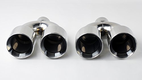 Quad 4" Stainless Steel Exhaust Tips for Camaro